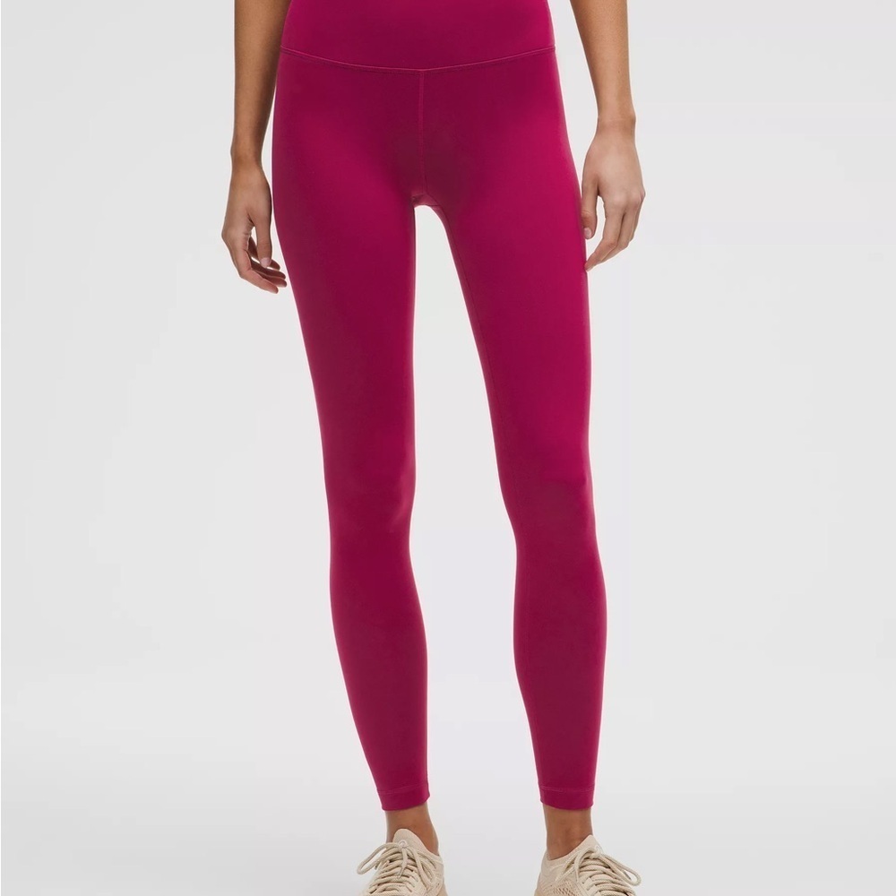 Lululemon Align Red RUBR Leggings Size 2
